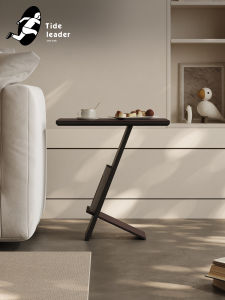 Tide leader | Retro Luxury Black Wooden Side Table