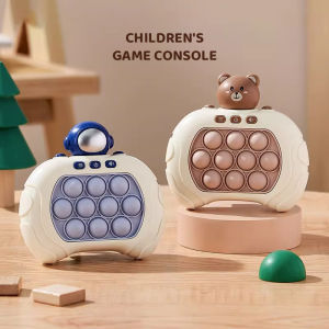 Electronic Speed Push Through Pop It Game Quick Push Console Educational Toys Childrens Focus Training