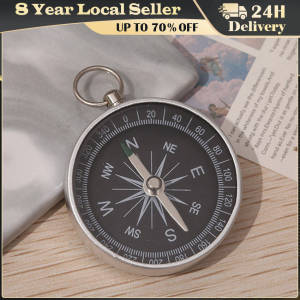 1pc Outdoor Compass Camping Hiking Survival Emergency Lightweight Compass Portable Navigation Tool Keychain for Trekking Hunting