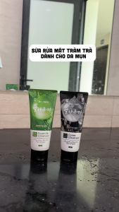 Sữa Rửa Mặt Nam Skin&Dr Tràm Trà & Than Hoạt Tính – Giải Pháp Toàn Diện Cho Da Mụn Da Dầu Sạch Sâu & Dưỡng Ẩm