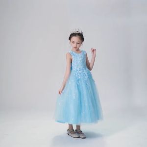 Long Dress Pesta Anak Perempuan 4 - 15 Tahun Princess Import Gaun Ulang Tahun Anak Tanggung Cewek