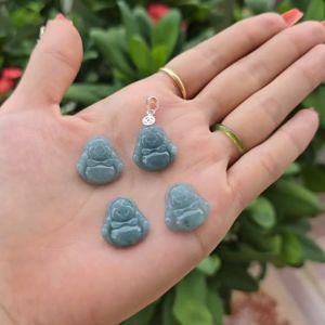 Di lặc Lam Ngọc 18x18mm không kén mệnh - Phong Thủy TUDO