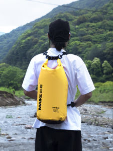 Maike Outdoor for Swimming Only Waterproof Bucket Bag Single Shoulder Backpack River Tracing Rafting Water Beach Travel Portable Bucket Bag