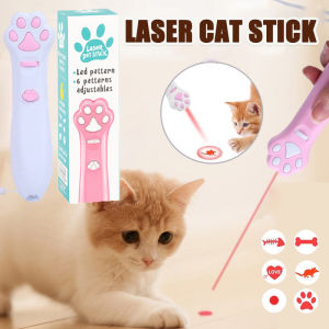 Cat Teaser Toy Funny Cat Laser Pen 6 Patterns Laser Interactive Infrared Cat Toys
