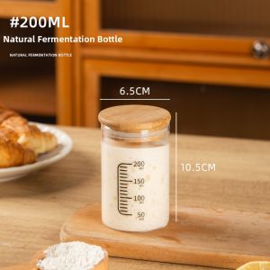 Yeast Cultivation Fermentation Jar Sealed Graduated Glass