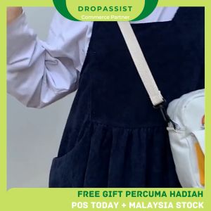 DROPASSIST 1157 Woman Korean Style Canvas Sling Handbag Shoulder Messenger Bag Wanita Beg Tangan Murah