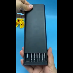 Bộ Tua Vít Nhôm Đa Năng Bộ Mini 24 Đầu Nhỏ Từ Tính Sửa Điện Thoại Laptop Tiện Lợi