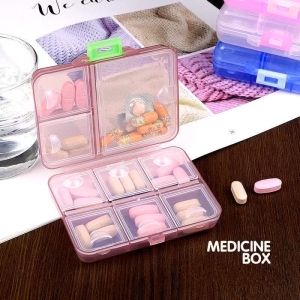 9 Grid Moisture Proof Medicine Storage Organizer Case Box Portable Pill First Aid Kit Container