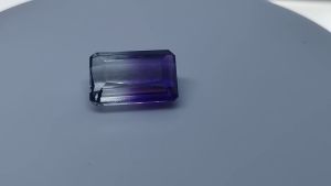 Natural Brazil Purple Yellow Color Ametrine 20.66 Cts. Emerald Cut Eye Clean Loose Gemstone