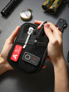 KOSIBATE Brand Portable Outdoor Sports Coin Card Holder EDC Tool Bag Oxford Cloth Storage Pouch for Travel And Adventures