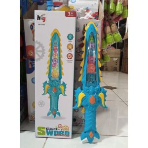 Mainan Anak Pedang Electric / Mainan Keren Anak Pedang Mainan Gear Set Hadiah