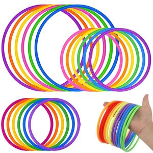ชุดเกมโยนห่วงพลาสติก 20 ชิ้น สำหรับงานรื่นเริง เสริมพัฒนาการทางสติปัญญาและการเรียนรู้สำหรับเด็ก