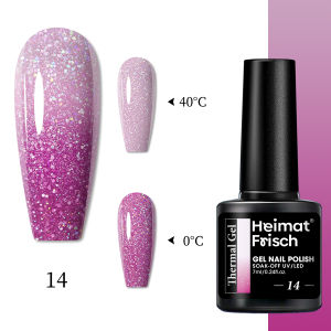 7ml Heat-Sensitive Color-Changing Gel Nail Polish Three-Layer Color-Changing Removable Gel Nail Patches