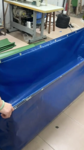 Canvas Fish Pond PVC Tarpaulin Aquaculture Tank Fish Farming Various Colors Sizes Specifications Thickened Durable Waterproof Sunproof