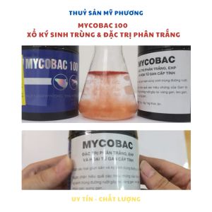 Xổ Ký Sinh Trùng Cho Tôm Sản Phẩm Tri Bênh EHP Thủy Sản Đac Tri Phân Trắng  - MYCOBAC 100 -  PHÂN TRẮNG KÝ SINH TRÙNG GAN RUỘT - Nuôi Tôm Thẻ Cá Ếch Lươn Baba - THUỐC THUỶ SẢN MỸ PHƯƠNG