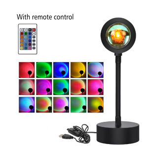 Dimmable Sunset Lamp USB Powered Instagram Photo Video Fill Light for Photography TK Mood Light for Bedroom Party Decoration