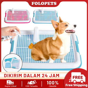 FOLOPETS Pet Toilet Training Tray Pee Pad Tipe Datar Anti Licin Gampang Cuci Dengan Bentuk Jaring Untuk Anjing Besar Dan Kecil