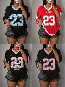 Casual Minimalist Letter No.23 Graphic T Shirt For Men Women Sports Jersey Suitable For Basketball Games Y2k Motorcycle Clothe
