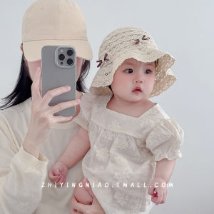 Baby Summer Outdoor Fashionable Straw Hat UV Protection Sunscreen Cap Childrens Travel Sun Hat Princess Style Big Brim Hat