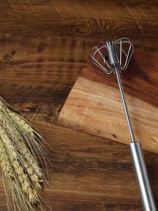 Pengocok Telur Tekan Naik Turun Otomatis/Kocokan Adonan Stainless Anti Karat / Hand Mixe Manual