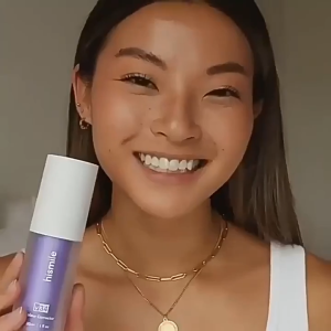 OUHOE V34 Purple Whitening Toothpaste 30ml - Tartar Plaque Removal Gum Soothing Teeth Whitener