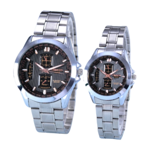 Jam Tangan Kasual Pria -CNZ8354G-RT-Jam Rante Laki -Jam Anti air - Stainless Steel Band- 4U