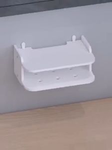 ที่วางเราเตอร์ ติดผนัง ชั้นวางเราเตอร์ Wifi Router Rack ชั้นติดผนัง ที่วางกล่อง กล่องรับสัญญาณ สำหรับบ้าน