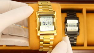 SKMEI 2591 With Bluetooth n Use App [ iMuslim Time ] Islamic Qibla Direction Compass and Solat for Muslim Prayers Waterproof Watch Diameter 30.3 mm