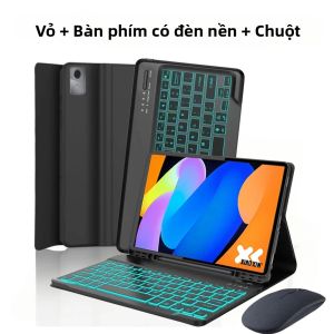 Ốp Bàn Phím Rời Lenovo Xiaoxin Pad 11 Inch 2024 2025 Có Khe Cắm Bút - Chống Sốc Chống Nước Chất Liệu TPU Tương Thích Với Tab M11 Idea Tab 11