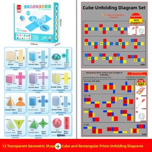 XIANGCAI | Transparent Geometric Teaching Aids For Math