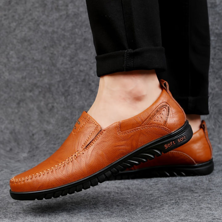 Clohoo%20mens%20fashionable%20handmade%20sole,%20soft%20and%20comfortable,%20suitable%20for%20womens%20business%20style,%2046%20split,%20smooth%20leather,%20with%20rubber%20outsole%20-%20Image%204
