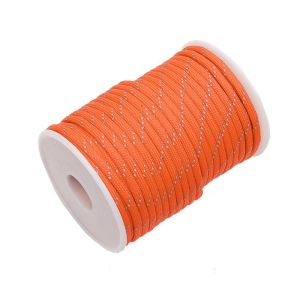 550 7 Core Reflective Paracord 30m Tactical Survival Parachute Cord Dia 4mm Lanyard Tent Guyline Rope For Outdoor Camping Hiking