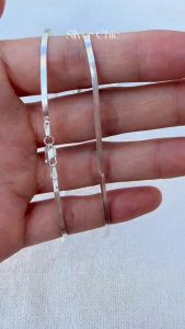 Dây chuyền bạc mì trơn Trendy SILVER CHIC bạc 925