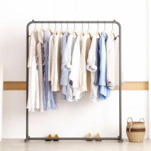 Floor-standing Simple Modern Metal Clothing Display Rack for Womens Wear Shop Front Side Hanging Special Rack Easy-to-use Hanger