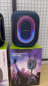 Hopestar Party600 ลำโพงบลูทูธ 300วัตต์ พร้อมไมค์ลอย2อัน ปรับเสียงไมค์ได้ มีไฟRGB ของแท้100%