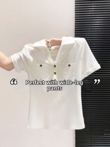 Polo Collar Regular Fit Slimming Short Sleeve Shirt