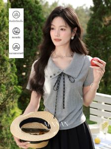 Áo Thun Ôm Body Thiết Kế Xám Đẹp Trẻ Trung