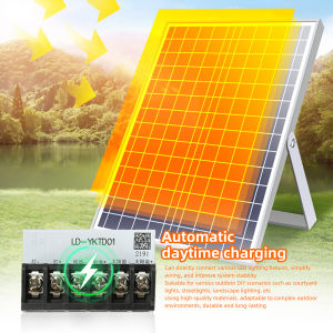 DC 3-24V LED Solar Light Driver Control Board Fully Automatic with Remote Timer for garden lights streetlights LED fixtures