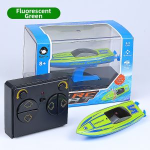 Happycow | Childrens Mini Rolling 2.4G Remote Control Boat Rechargeable Waterproof