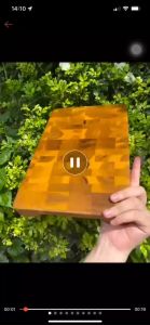 Thớt gỗ Teak  305x203x32mm thớt siêu bền của MASTER CHEF hàng xuất Châu Âu - Đẳng Cấp Phong Cách Âu Mỹ