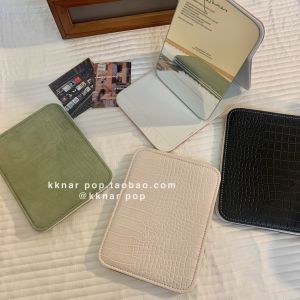 Portable Folding Makeup Mirror High Definition Desktop Compact Travel Size with Texture And Quality Feel for Dormitory Use
