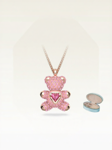 Swarovski | Teddy Bear Heart Necklace