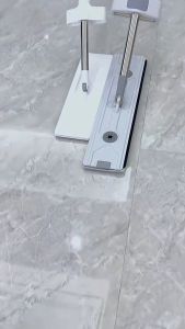 GREENSINDOOR  45CM Extra Large Flat Mop Self-twisting Microfiber Lazy Mop 360° Rotating Floor Mop With Scraper 拖把