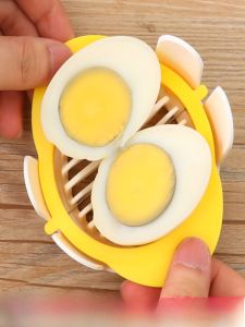 Home Use Three-In-One Egg Slicer Commercial Hard Boiled Egg Cutter Half Cut Egg Opener Skinless Egg Cutter Kitchen Tool