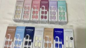 Kiss imPRESS Press-On Nails - No Glue Needed Long-Lasting Manicure Easy Application