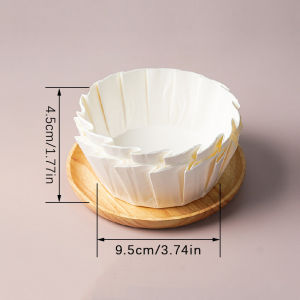 JETTING | 【NN74】Basque Cheesecake Oil Paper Tray Foldable Cake Mold Disposable Release Mousse Cake Paper Baking Oil Proof Edge Paper[J]