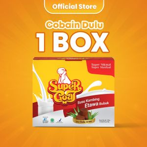 Supergoat Susu Kambing Etawa 1 box Isi 10 sachet