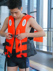 Adjustable Quick Release Life Jacket for Adults and Kids - Lightweight Waterproof High-Visibility Portable Rescue Vest for Boating Skiing and Diving
