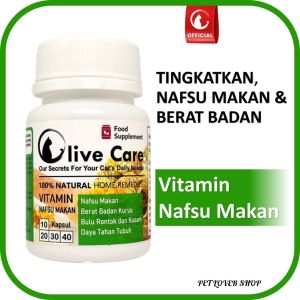 Olive Care Vitamin Kucing NAFSU MAKAN | Untuk Nafsu makan Dan Gemukin Badan