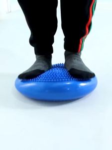 Kids Wobble Balance Disc Cushion Mat Massage Pad Yoga Balls Inflatable Stability Gym Accessories Fitness Exercise Training Ball